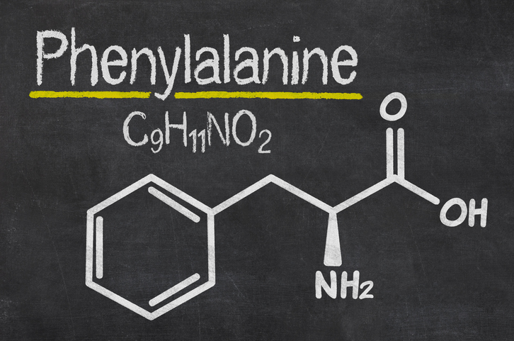 Kjemisk formel for fenylalanin