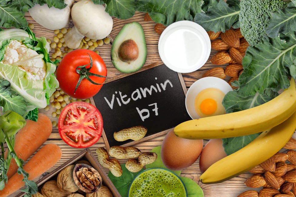 Naturlige kilder til vitamin B7 (biotin) i kostholdet