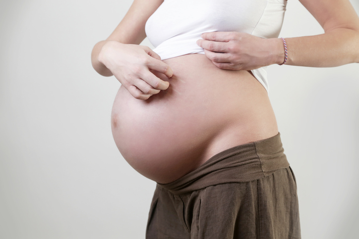 Gravid kløende hud på magen