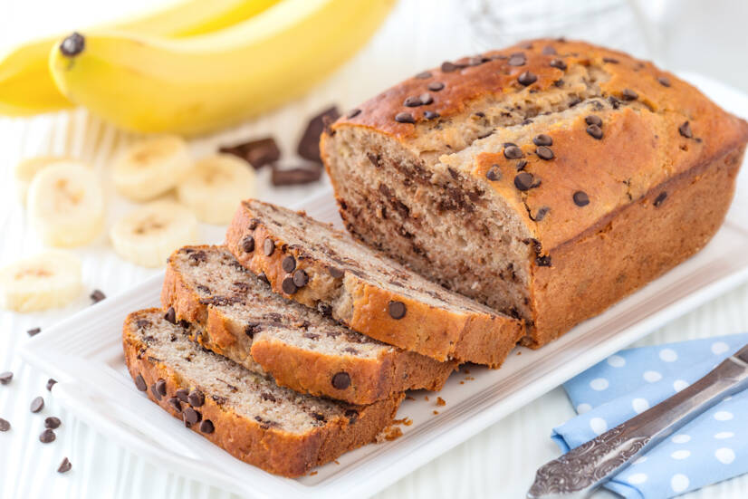 Oppskrift på deilig og sunt bananbrød